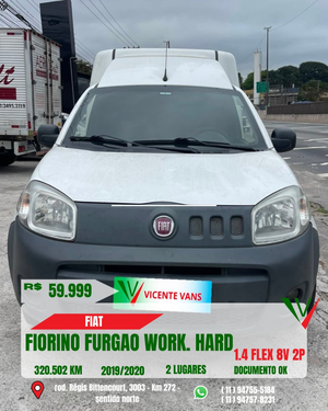 FIAT FIORINO 1.4 MPI FURGAO HARD WORKING 8V
