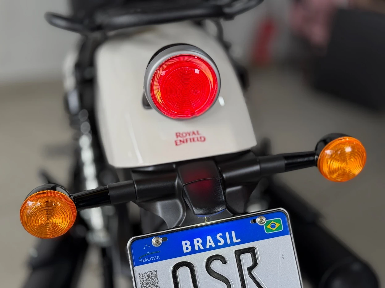 ROYAL ENFIELD SHOTGUN 650 STENCIL WHITE