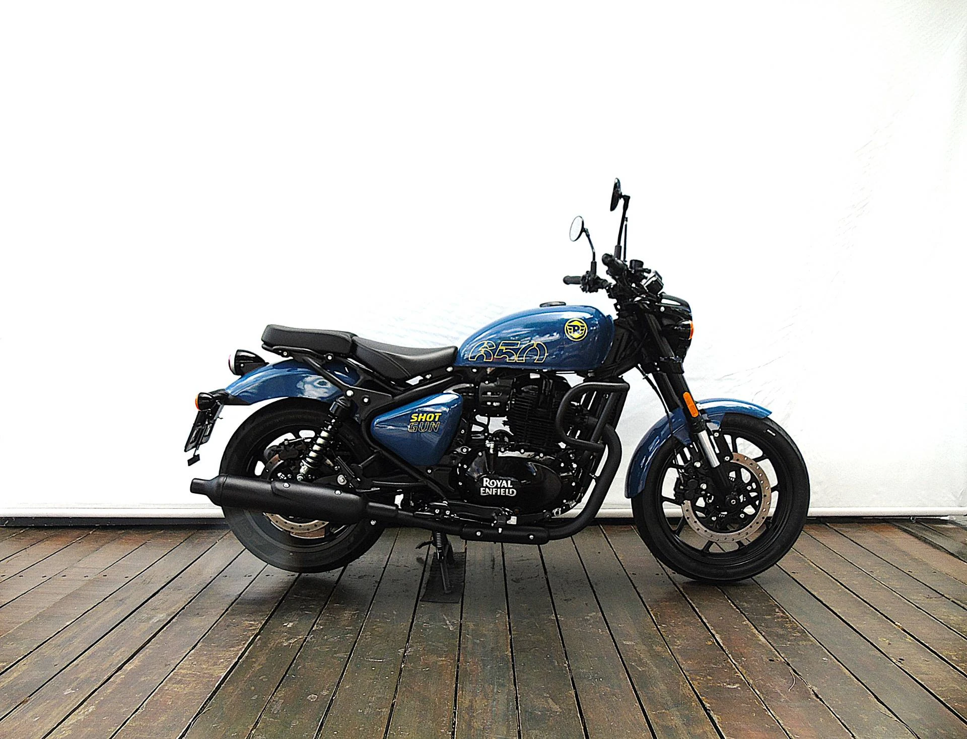 ROYAL ENFIELD SHOTGUN 650 STENCIL WHITE