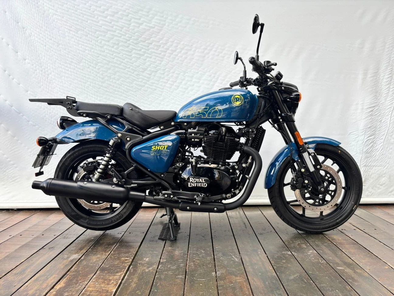 ROYAL ENFIELD SHOTGUN 650 STENCIL WHITE