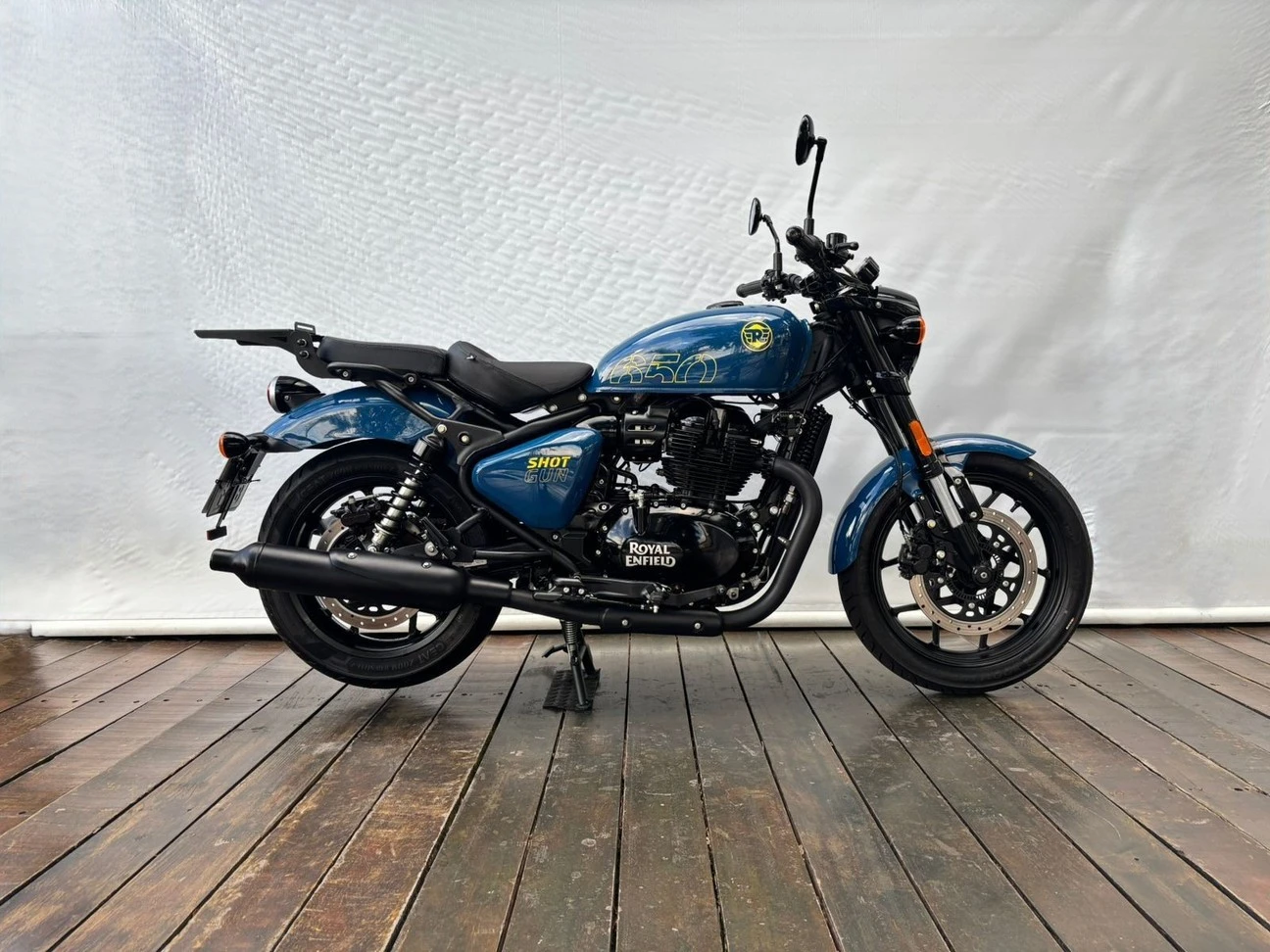 ROYAL ENFIELD SHOTGUN 650 STENCIL WHITE