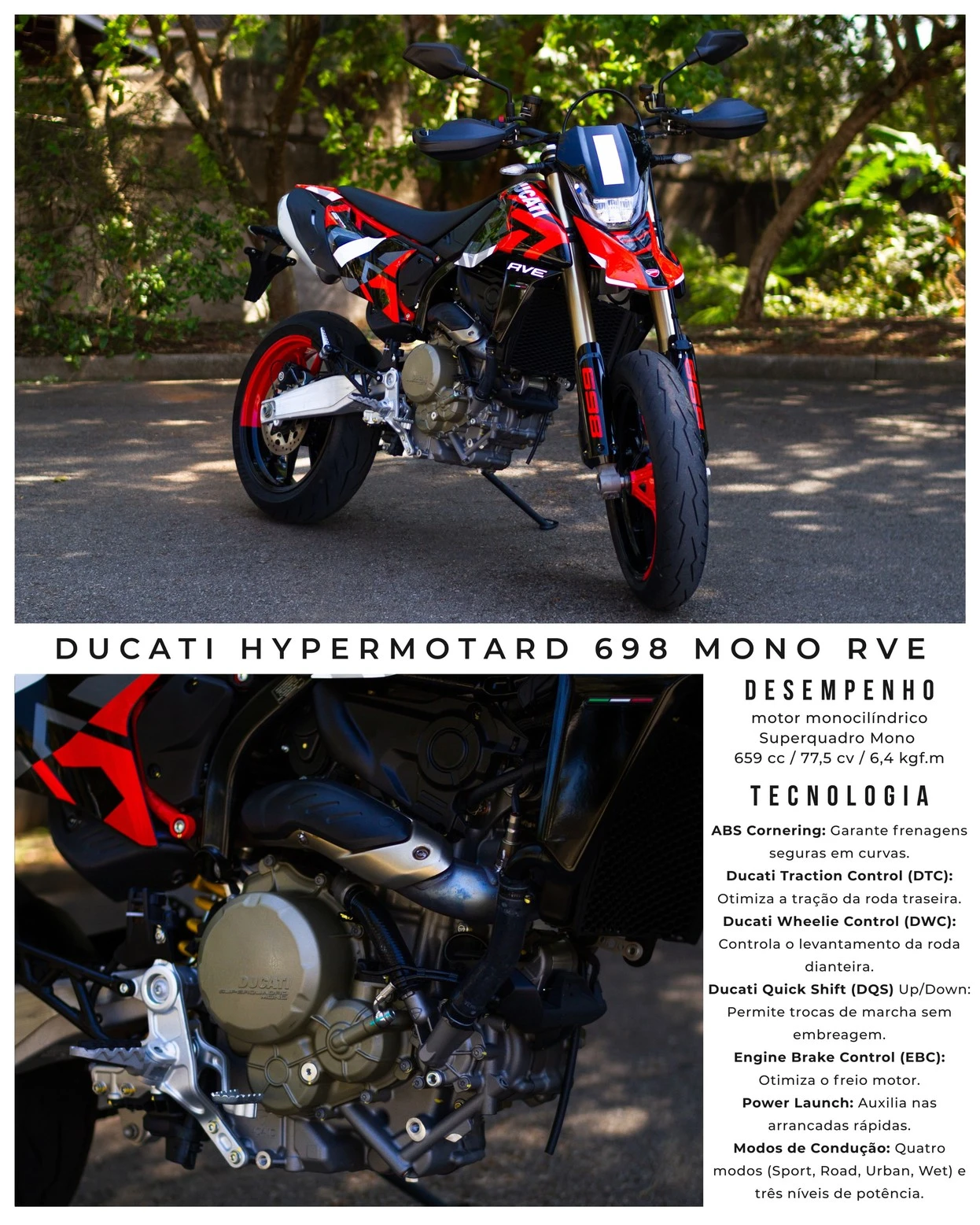 DUCATI HYPERMOTARD 698 MONO