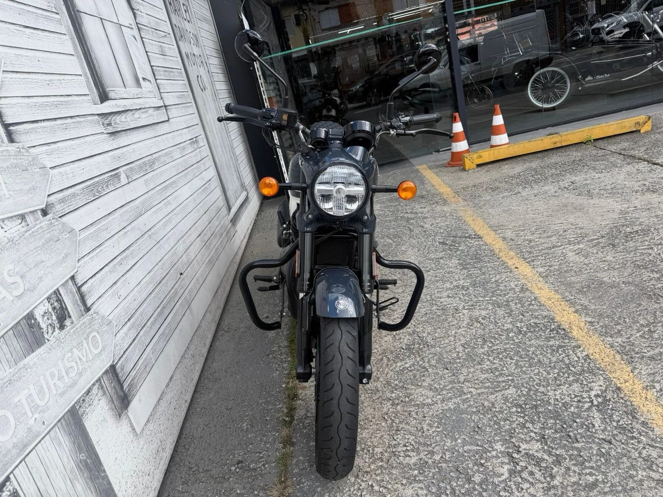 SHOTGUN 650 STENCIL WHITE 