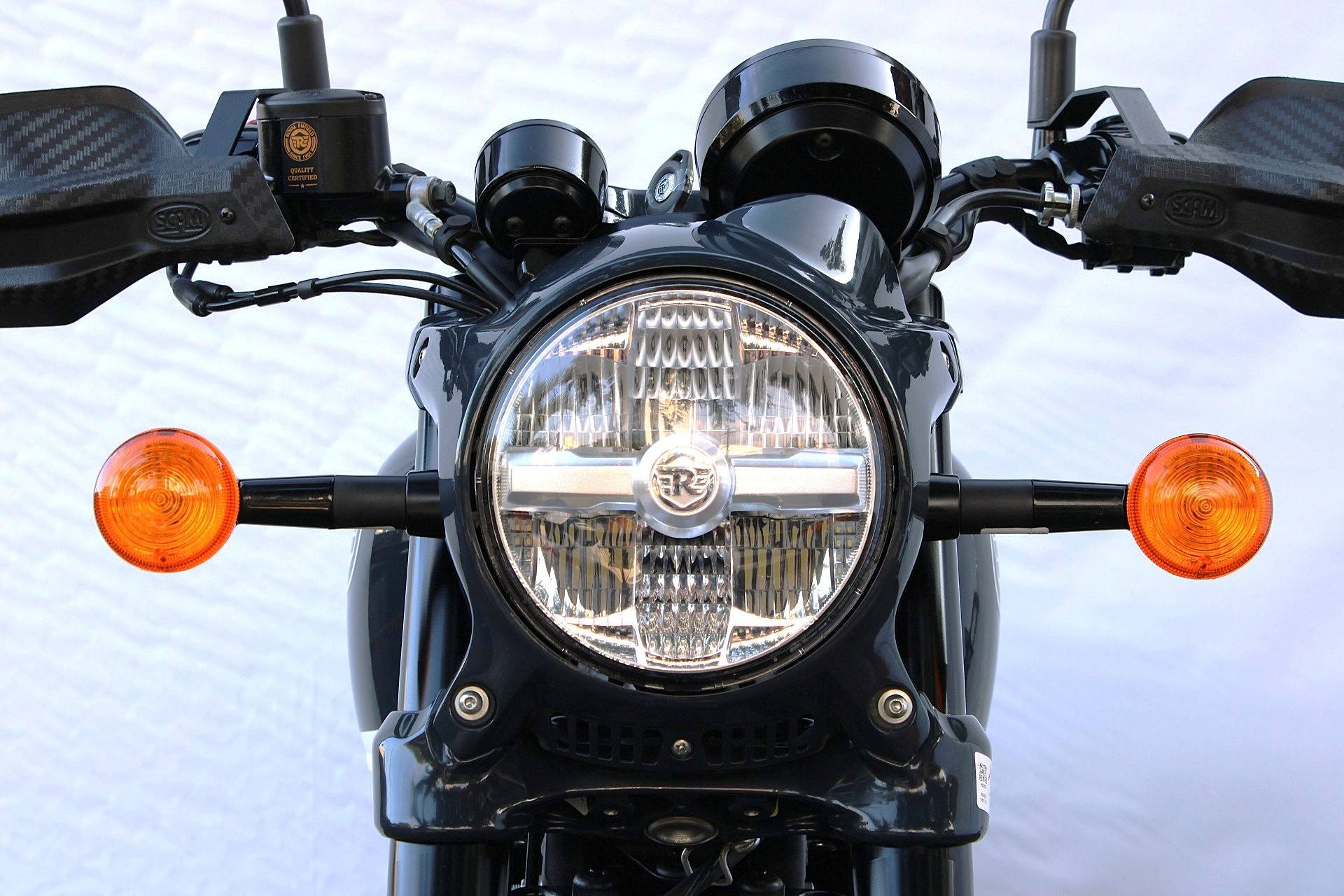 ROYAL ENFIELD SHOTGUN 650 STENCIL WHITE