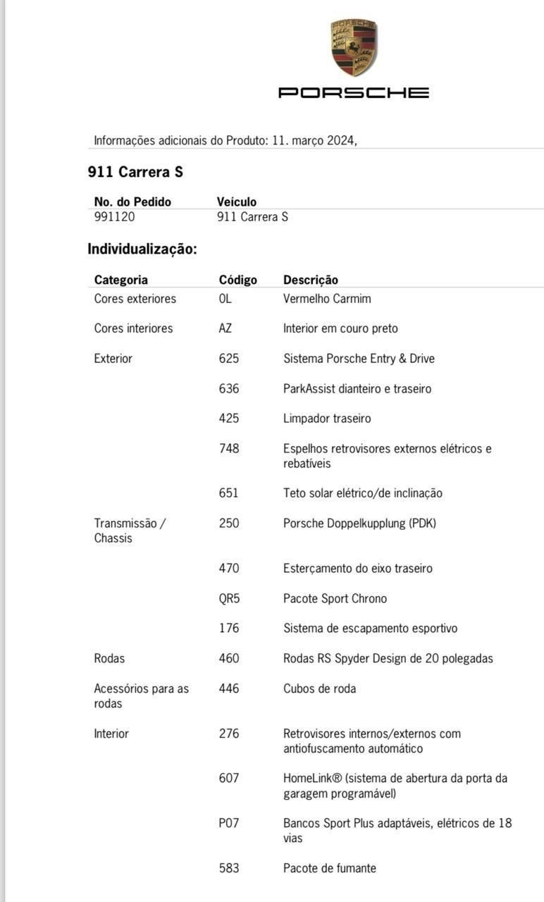 911 3.0 24V H6 CARRERA S PDK